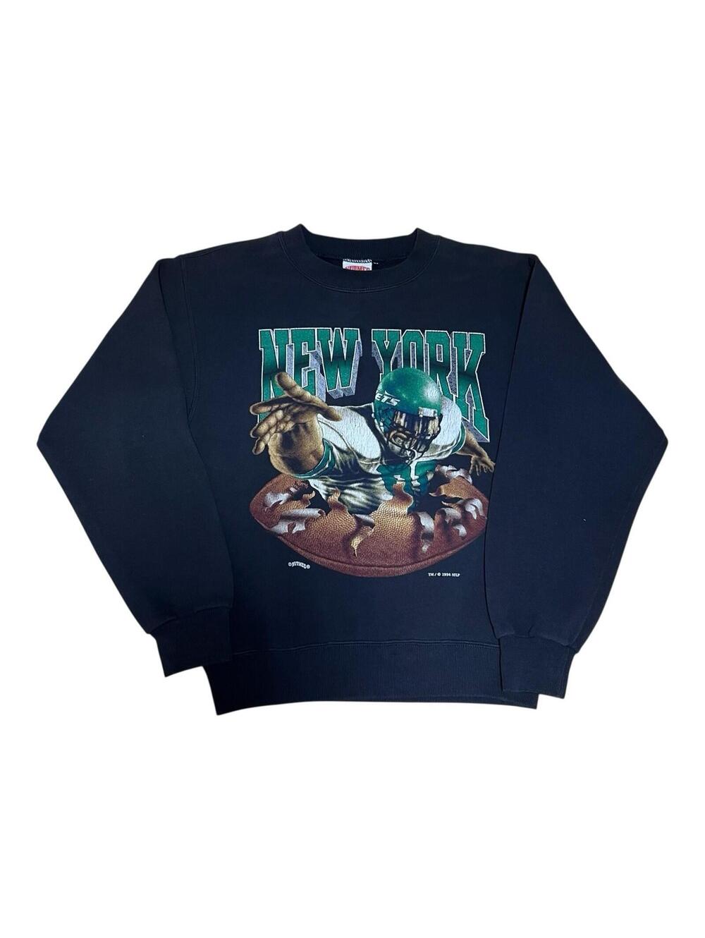 Vintage 1994 Nutmeg New York Jets Football Player Breakthrough Sweatshirt L